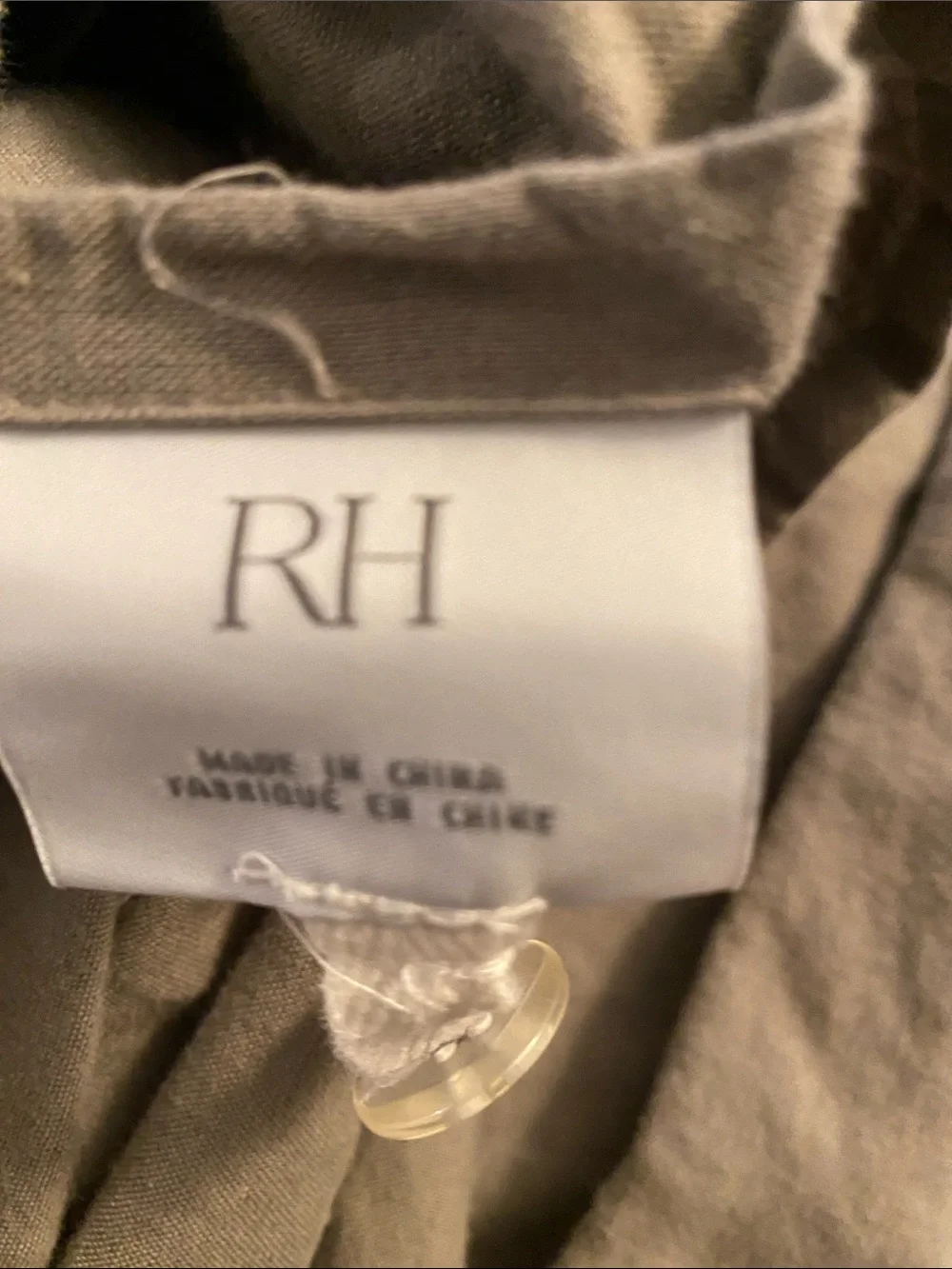Restoration Hardware Stonewashed Duvet Cover